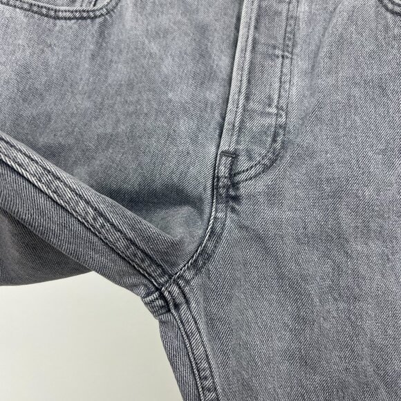 Sz 28- Everlane The Relaxed Straight High Rise Cotton Denim Jean Grey Wash - Picture 5 of 15